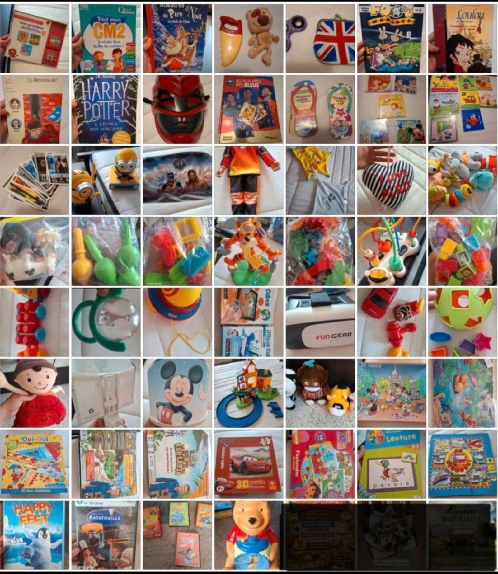 Gros lots de jouets